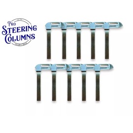 Unbranded Key Insert Key Blade Uncut Replacement For 19-23 Silverado Sierra (10 Pack)
