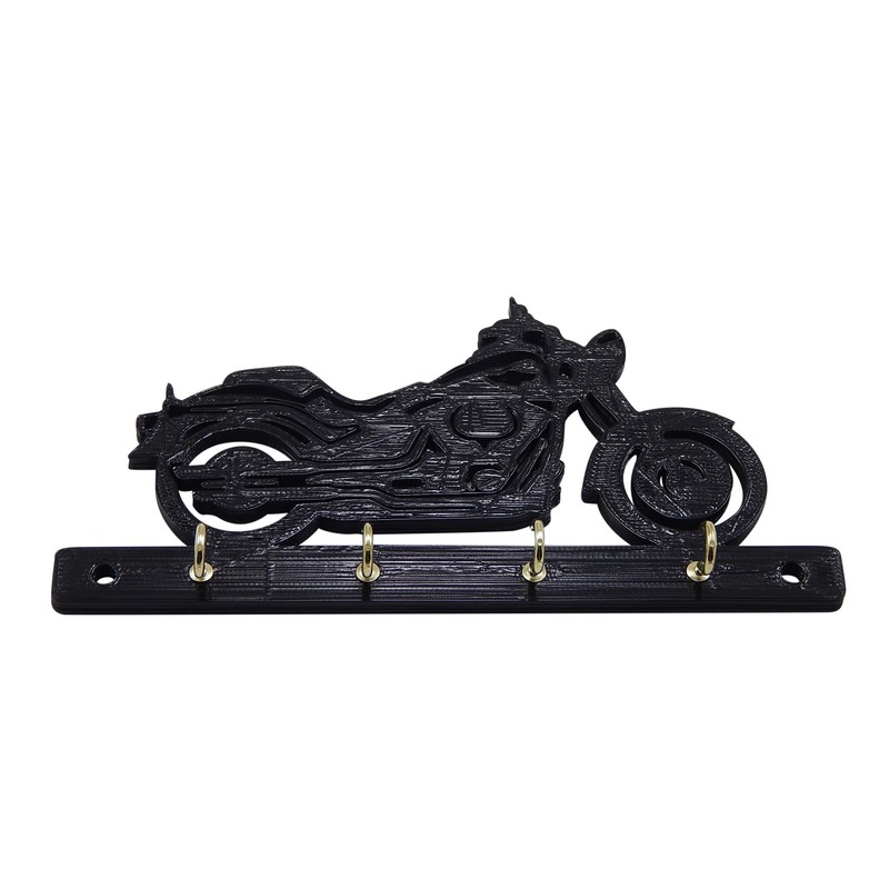 Key Rack Holder Hanger Compatible with Harley Fatboy Softail Motorcycle