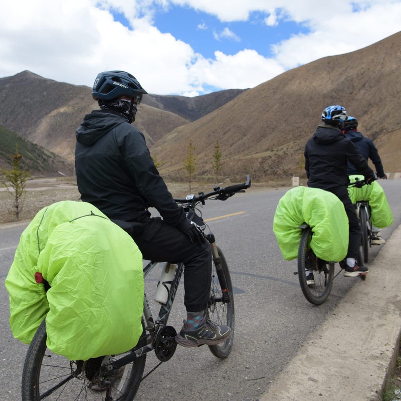VAOLOAV 80L a 100L - Soporte trasero para bicicleta, cubierta
