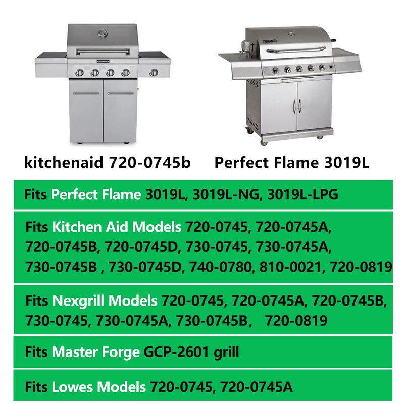 Hongso 18 7/8" x 9 15/16" Grill Grates for Perfect