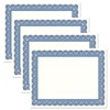 Elite Blue & White Parchment Certificate Papers - Pack of