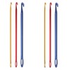 Zuoyou 6PCS Aluminum Tunisian Afghan Crochet Hook DIY Knitting Needles