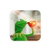 But Thats None of My Business Kermit Meme Drink Coaster