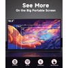 Ingnok 18.5 Inch Portable Monitor, 100% sRGB FHD Laptop Screen
