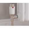 Thermostatic Radiator Valve Angled TRV White – Style