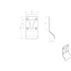 Euro Profile Cylinder Latch Pull Handle - 78 x 44mm