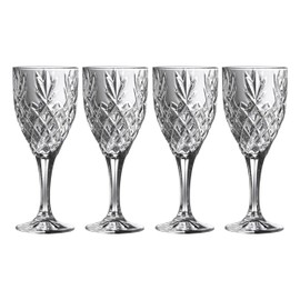 Galway Crystal Renmore (Set of 4) Goblets, Transparent