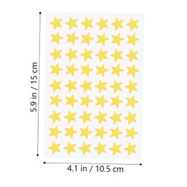 STOBOK 40 Hojas De Pegatinas De Estrella De Recompensa Etiquetas De Estrellas Autoadhesivas Pegatinas De Estrellas Doradas Calcomanías De Apliques De Oro Pegatinas De Decoración
