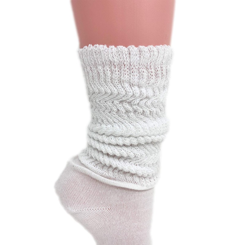 AWS/American Made Cotton Lightweight Slouch Socks for Women Extra Thin