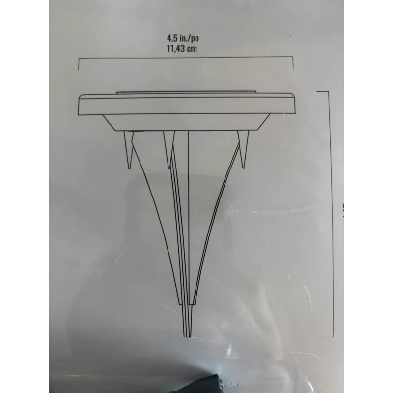 Moonrays 4 Solar Lawn/Deck lights-Solar Powered-2.0-8h