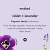 Method Gel Hand Soap, Violet + Lavender, Reusable Silver Aluminum
