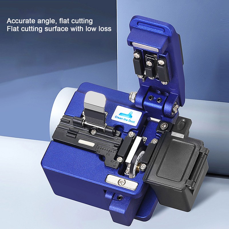 Optical Fiber Cleaver High Accuracy Automatic Return Fiber Cutter Cold