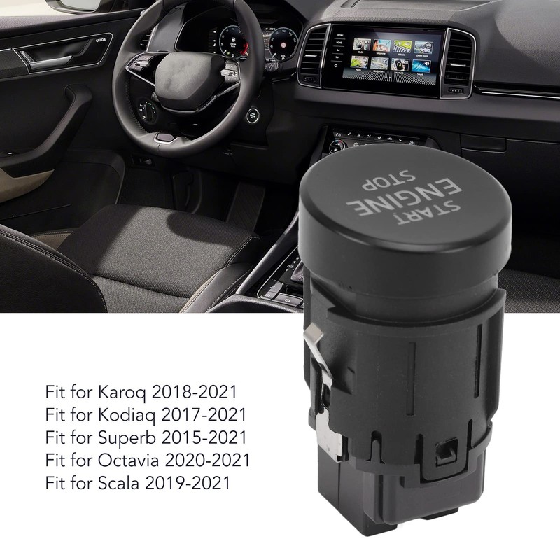 Start Stop Button, 3V0905217 3V0905217A Compatible with Karoq 2018-2021 2017-2021