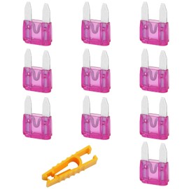 JatilEr Car Fuses 35A Mini Blade Fuses Car Fuses with 1 Fuse Puller for Car/RV/Truck/Motorcycle/Boat Pack of 10