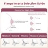 Nursi Luna Flange Sizing Kit with Flange Inserts 13/15/17/19/21mm 10PCS,