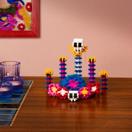 PLUS PLUS Art History Building Set, 3D Painting Kit & Craft Supplies for Kids, 350 Mini Interlocking Open Ended Pieces - Frida Kahlo