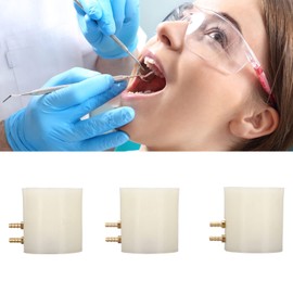 Laboratorio Dental, 3 Botellas de Lavado, Tapa de Botella de Agua Dental, Juego de Herramientas de Espesamiento Profesional, Tapa de Botella de Turbina de Silla Universal