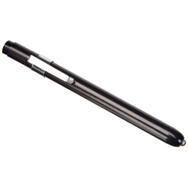 Gima - KIT Stiftleuchte mit Otoskop Delta, LED, mit Otoskop-Kopf und 3 Ohrtrichtern, Zungenspatel-Halter, Schwarz, in Aluminiumschachtel geliefert