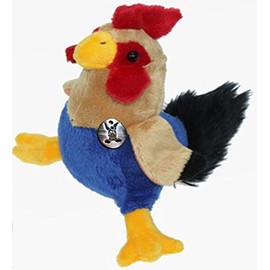 Rooster Cuddly Toy Gockel Blue Brown Chicken Plush Toy Bird Anton - Cuddly Toys *biz