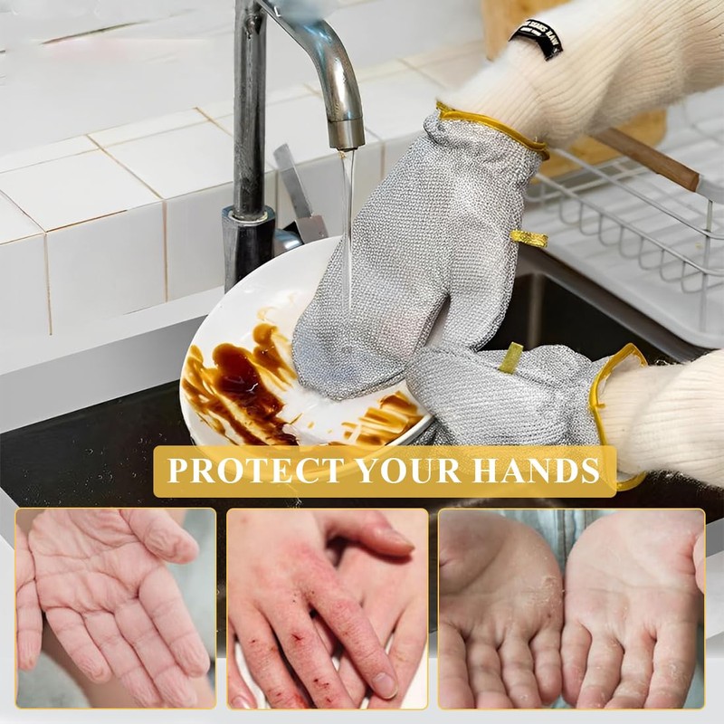 PYEUIFT 1 Pair Cleaning Gloves, Dust Gloves, Car Cleaning Gloves,