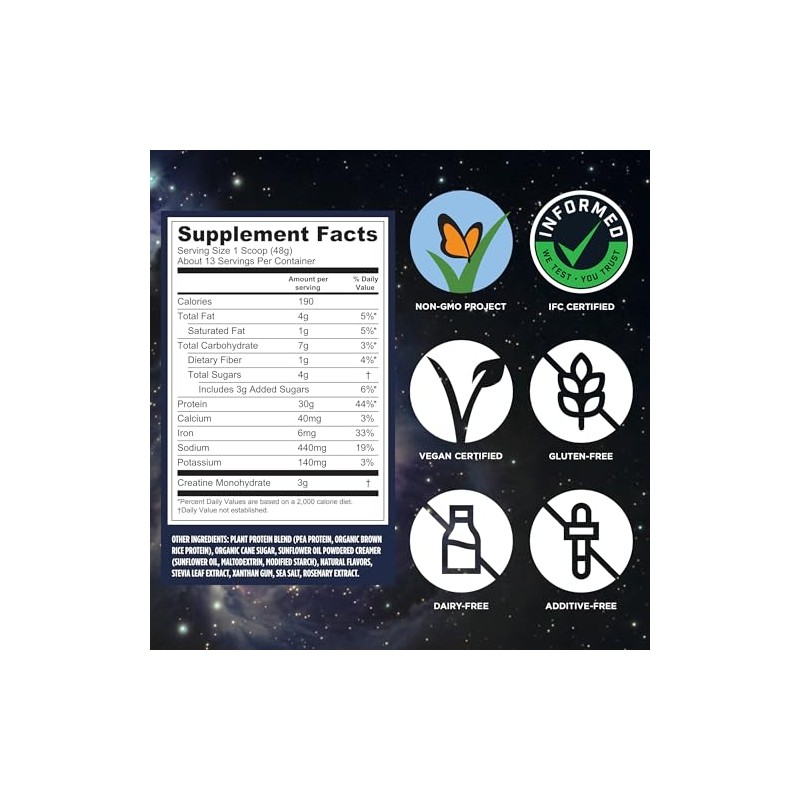 Vega Protein + Creatine con 30 g de Proteína y