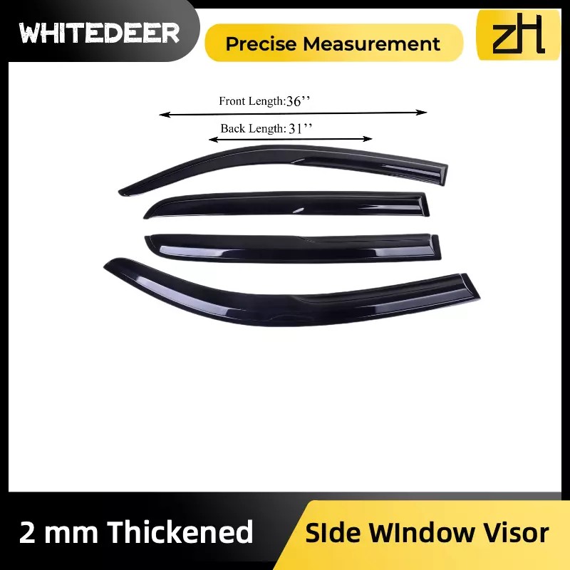zh Fits Toyota TACOMA 2016-2023 Double Cab Window Visor Sun