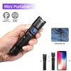 DARKDAWN UV Flashlight 395nm Black Light Mini USB Rechargeable Ultraviolet