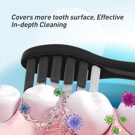 Compatibilidad perfecta: estos cabezales de repuesto para cepillos de dientes son totalmente compatibles con el cepillo de dientes eléctrico Gleem. Tienen un tamaño estándar y son fáciles de ins