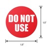 Do Not Use Labels (1.5 inch, Red - 600 Labels)