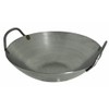 14 Inches Carbon Steel Flat Bottom Wok with Two Side