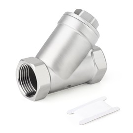 TAISHER 1PCS 304 Stainless Steel 1/2" BSP Female WYE Y Strainer Mesh Filter Valve CF8 WOG