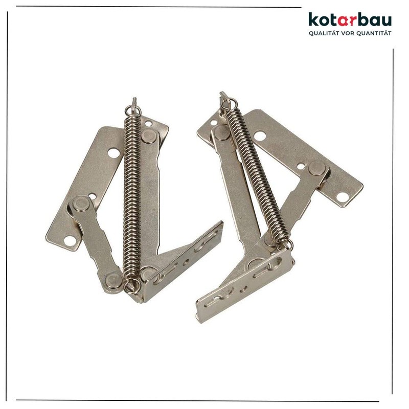 KOTARBAU® Flap Fitting, Pack of 2, Spring Flap Holder, Up-Top