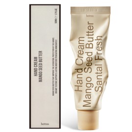 Hetras Perfumed Mango Seed Butter Hand Cream Santal Fresh, 50ml, 1 piece / 헤트라스 Perfumed Mango Seed Butter Hand Cream Santal Fresh, 50ml, 1개