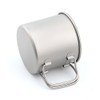 Keith 300ml/900ml Titanium Cup Outdoor Tableware Camping Travelling Foldable Handle