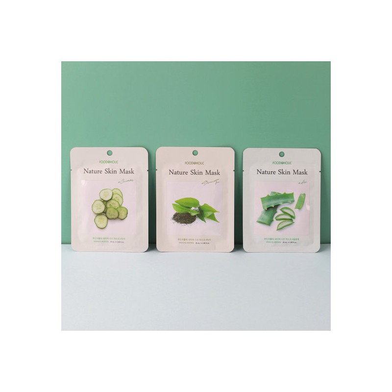 Food Aholic (30 Sheets) Nature Skin Soothing Mask Pack (Cucumber,