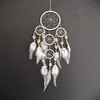 NATURAL WHITE DREAMCATCHER NATURAL CREAM FEATHERS DREAM CATCHER