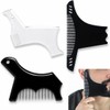 Tomedeks 3 Pezzi Modello per Barba Strumento per Modellare, Template