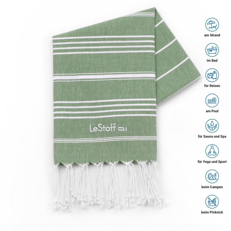 LeStoff Premium Hammam Towel 50 x 100 cm - 100%