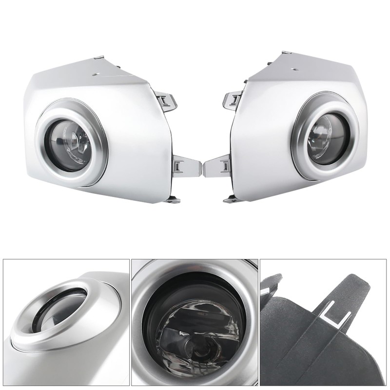 Front Bumper Fog Lights 3000K Clear Lens Fog Lamps for
