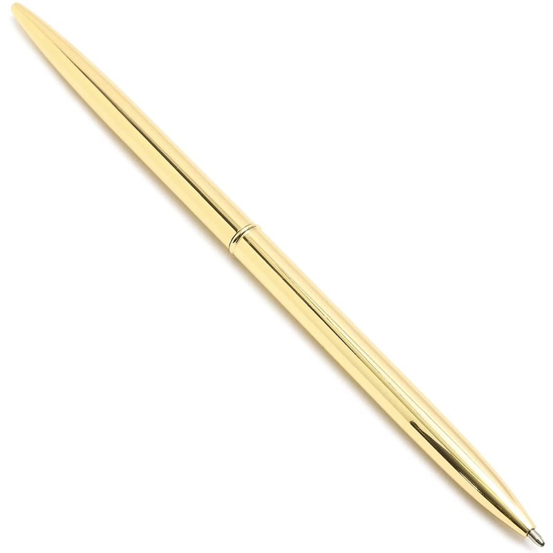 Juvale Gold Ballpoint Pens - Pack of 12, 1 Mm