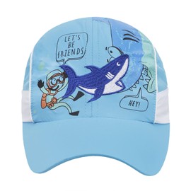 SIQITECH Summer Mesh Soccer Cap, For Children, Elementary School Students, Breathable, Quick Drying, Baseball Cap, Boys, 5-12 Years, UV Protection, Sun Hat, Cute, Character Baseball Cap, Lightweight