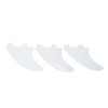 3PCS Surfboard Fin Replacement PVC Paddle Board Fin Surfboard Accessory