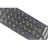 2PCS Universal Ukrainian Language Keyboard Stickers, Matte Ukrainian Keyboard Stickers