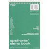 Spell-Write Steno Book, Gregg Rule, 6 x 9, Green, 80