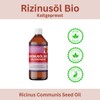 Organic Castor Oil 100 ml - 100% Cold Pressed &