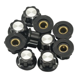 GODIYMODULES 10pcs A01 Rotary Control Turning Knob,Potentiometer Knob for Hole Top 6mm Day. Shaft Potentiometer
