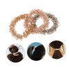 Ipetboom 3pcs Crystal Rhinestone Hair Ties Elegant Ponytail Holders for