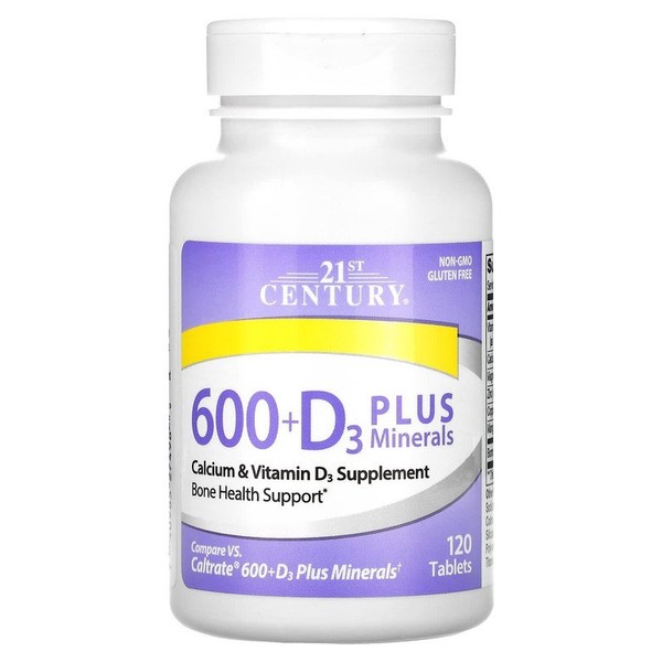 600 Plus D3 Plus Mineral 120 tablets / 600플러스D3 플러스