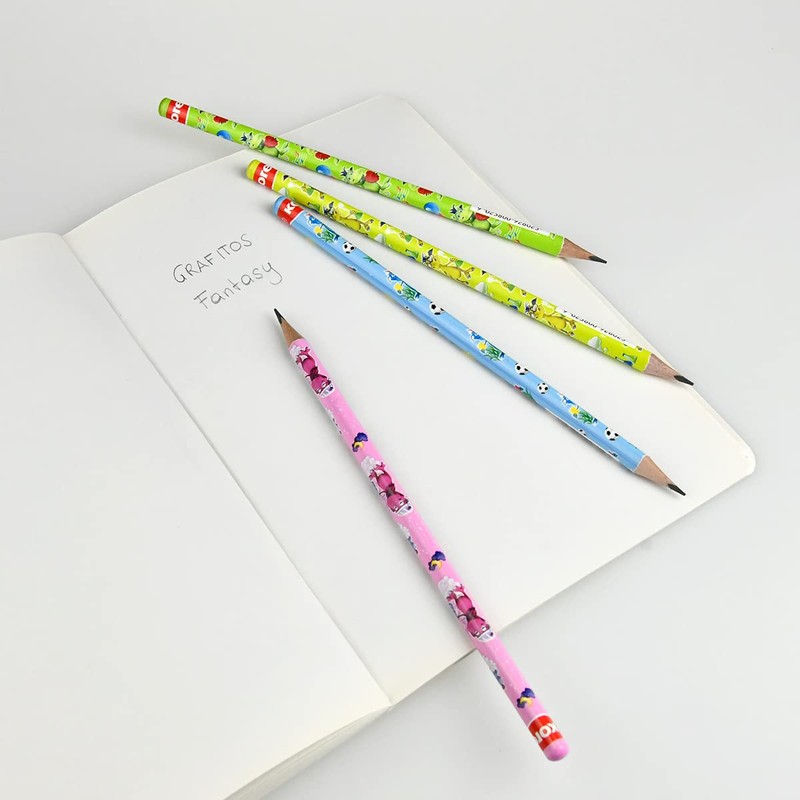 Kores - Grafitos Fantasy: HB Graphite Pencils for Kids with