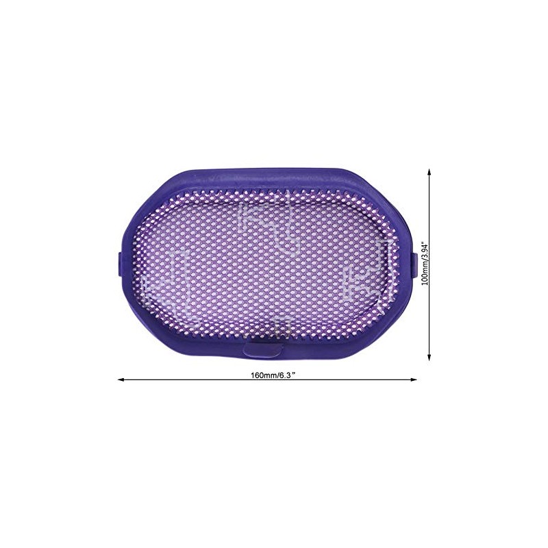 2 Pack Pre-Filter Digital Slim Vacuum Cleaner Dust HEPA Filters